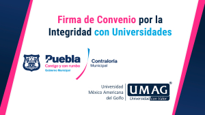 Firma de "Convenio de Integridad" Contralor&iacute;a Municipal y UMAG
