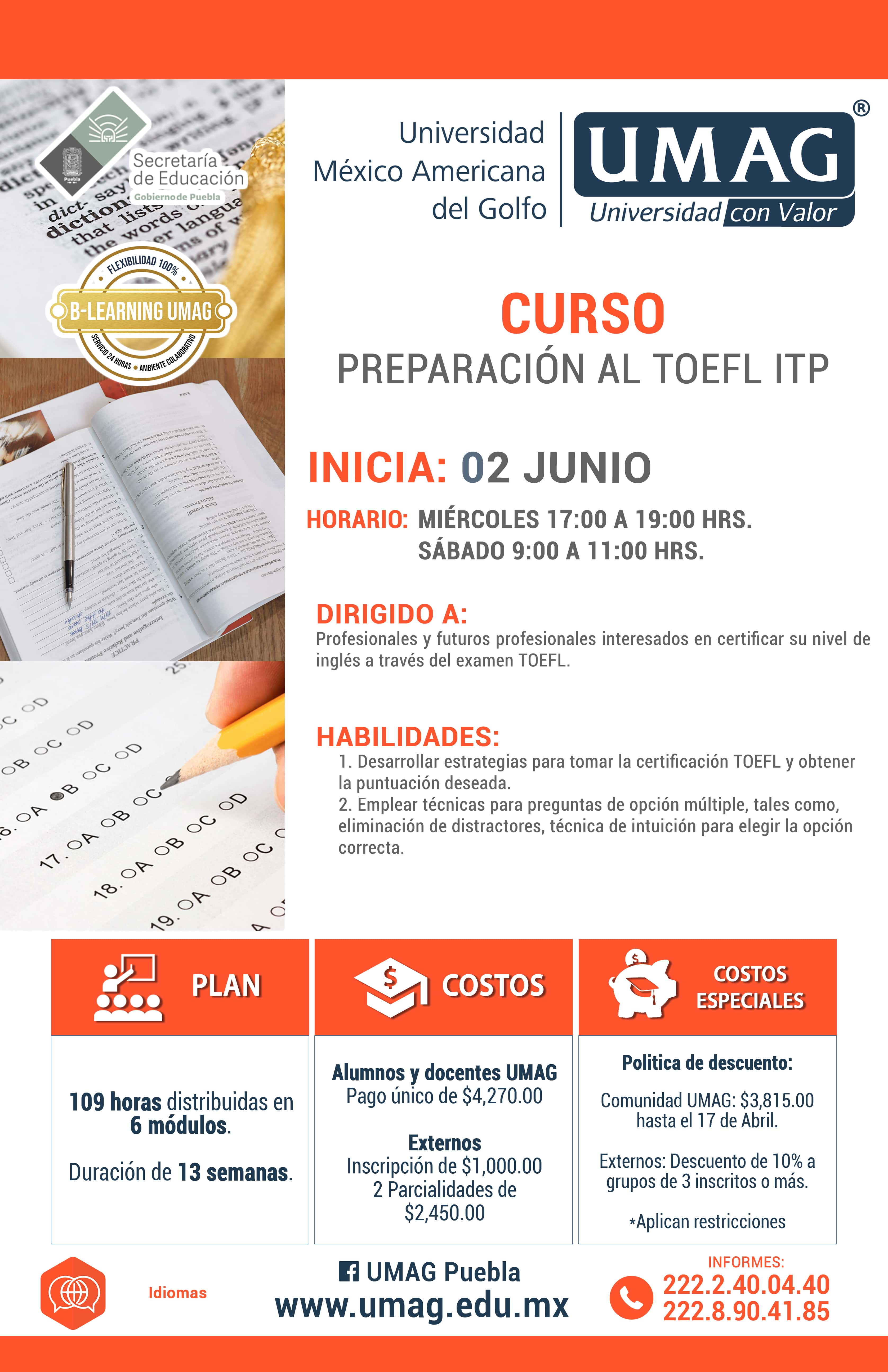 Curso TOEFL ITP